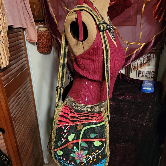 🦋 COLORFULL HIPPIE CROSSBODY BAG - Picture 3 of 12